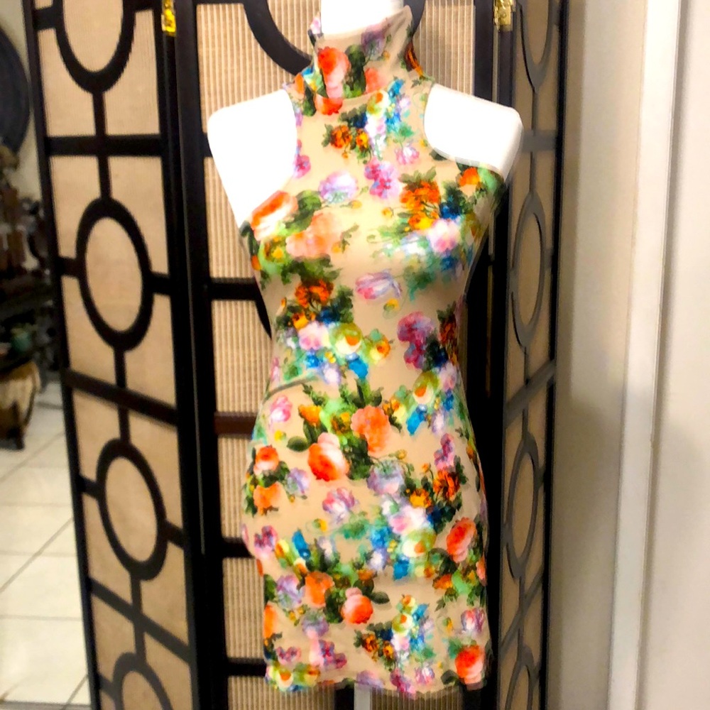 Multicolor Mini dress sz s